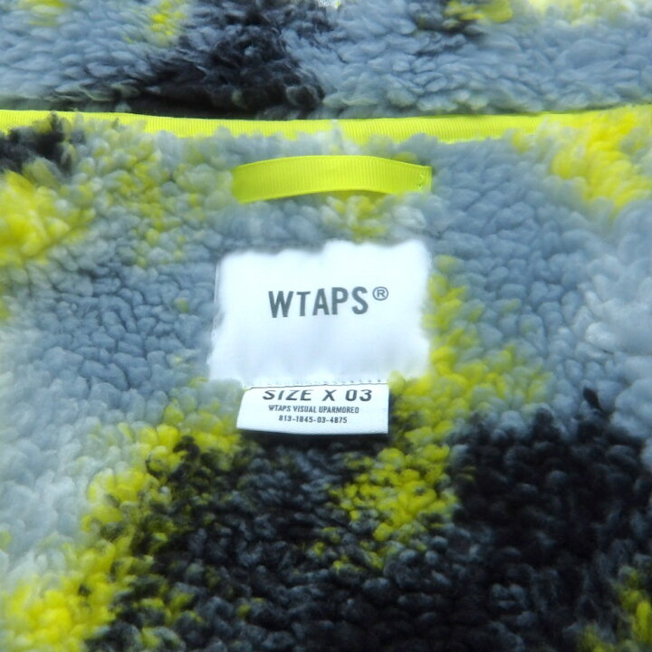楽天市場】WTAPS 23AW BUNDLE JACKET POLY. BOA. TEXTILE MULTI COLOR 