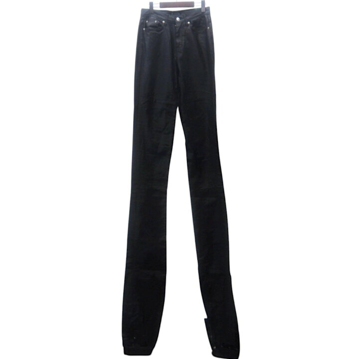 楽天市場】SURGERY LONG LENGTH DOUBLE LEATHER JEANS BLACK サイズS 