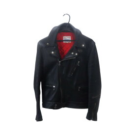LEWIS LEATHERS 90-00s 666期(後期) CYCLONE RIDERS LEATHER JACKET LIGHTNING ZIP BLACK サイズ38 ルイス レザー 90-00s 666期(後期) サイクロン ライダース レザー ジャケット ライトニング シップ 大名店【中古】