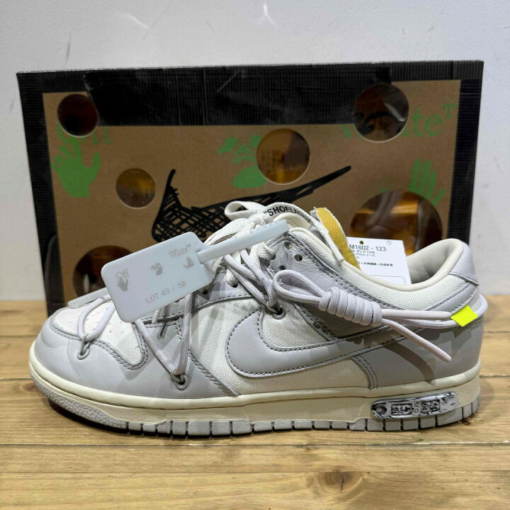 楽天市場】OFF-WHITE NIKE DUNK LOW 1 OF 50 