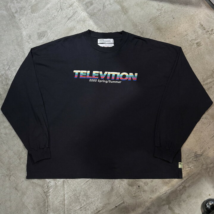 楽天市場】DAIRIKU x SSZ 22aw TELEVITION L/S TEE SIZE-FREE BM-8 