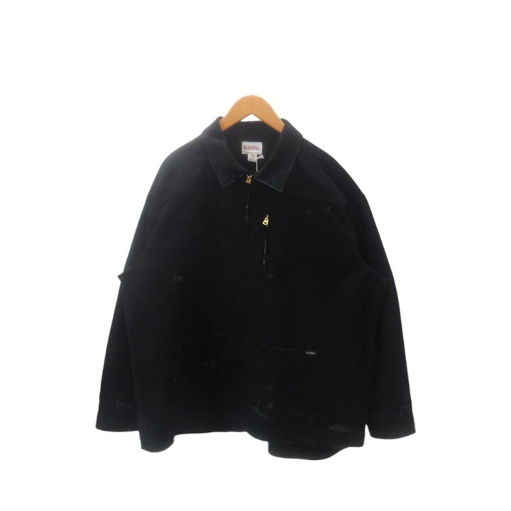 楽天市場】KAMIYA 24aw BORO DUCK JACKET BLACK サイズL G13JK023 