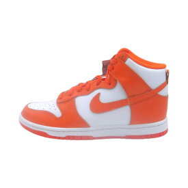 NKE 2021 WMNS DUNK HIGH ORANGE BLAZE サイズ24.0cm DD1869-100 箱有 ナイキ 2021 ウィメンズ ダンク ハイ オレンジ ブレイズ スニーカー 大名店【中古】