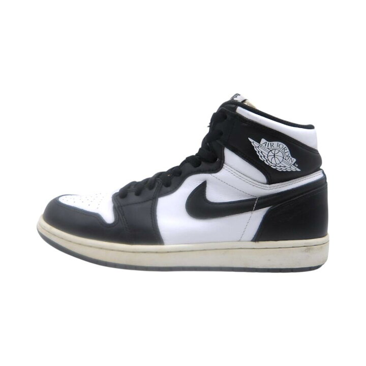 楽天市場】NIKE AIR JORDAN 1 RETRO HIGH BLACK/WHITE サイズ27.5cm 