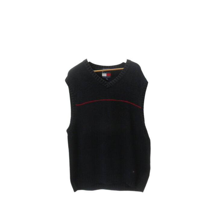 楽天市場】TOMMY HILFIGER KNIT VEST NAVY サイズXL トミー 