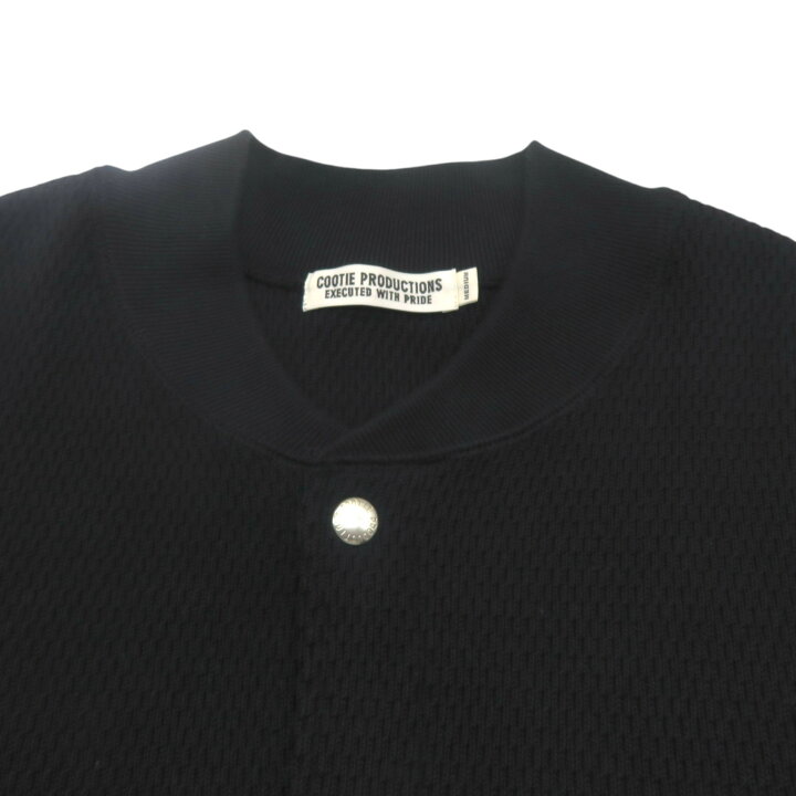 楽天市場】COOTIE 23aw HEAVY Oz HONEYCOMB SNAP CARDIGAN BLACK 
