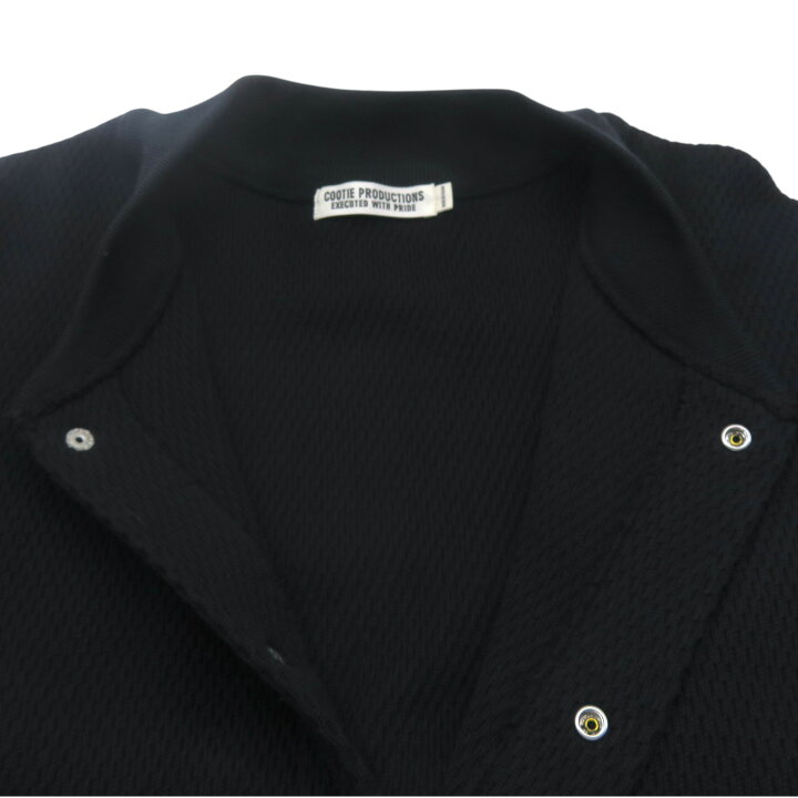 楽天市場】COOTIE 23aw HEAVY Oz HONEYCOMB SNAP CARDIGAN BLACK 
