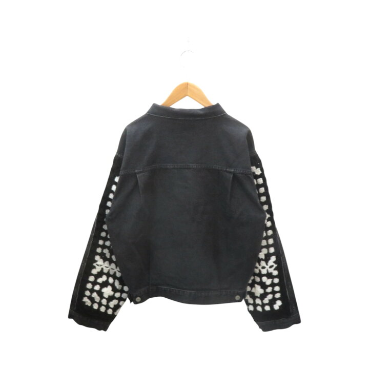 楽天市場】DISCOVERED 25SS CROCHET DENIM BLOUSON BLACK サイズ3 DC 