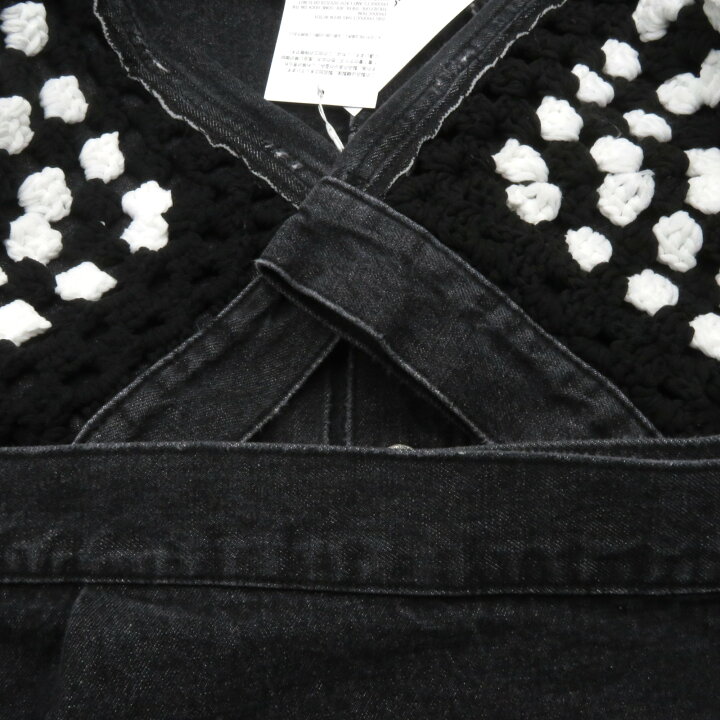 楽天市場】DISCOVERED 25SS CROCHET DENIM BLOUSON BLACK サイズ3 DC 