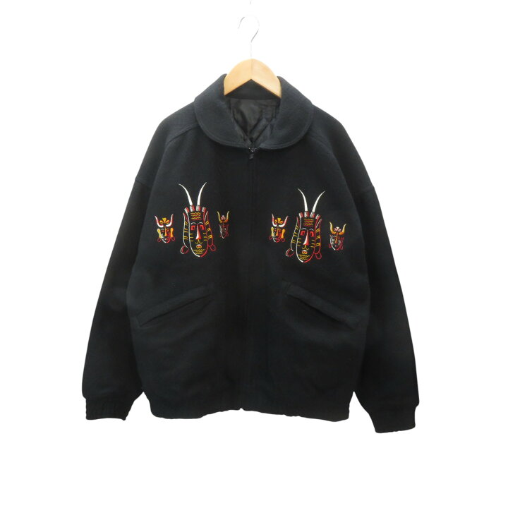 楽天市場】TENDERLOIN 20ss MELTON VARSITY JACKET BLACK SIZE-L 