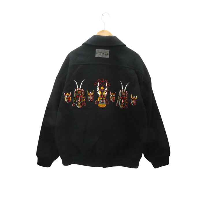 楽天市場】TENDERLOIN 20ss MELTON VARSITY JACKET BLACK SIZE-L 