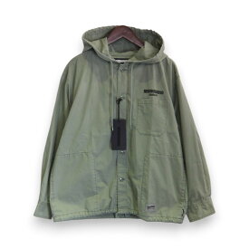 NEIGHBORHOOD 25ss HODDED SHIRT LS OLIVE サイズS 251AQNH-SHM04 ネイバーフッド フーデッドシャツ 長袖 大名店【中古】