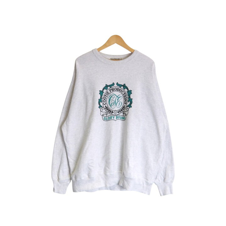 楽天市場】COOTIE PRINT CREWNECK SWEATSHIRT ASH GREY サイズM 