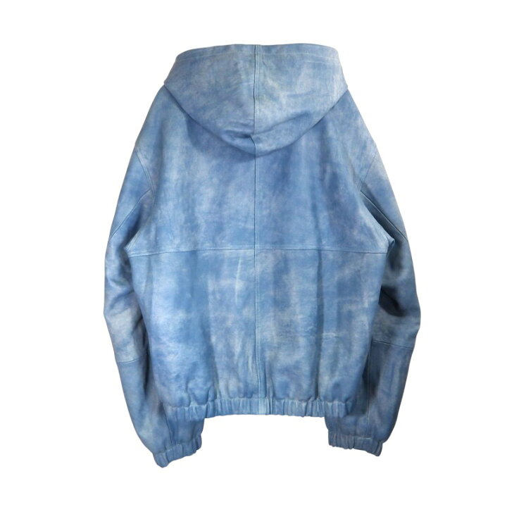 楽天市場】STUSSY 2024ss WORK JACKET STONE WASH LEATHER BLUE サイズ 