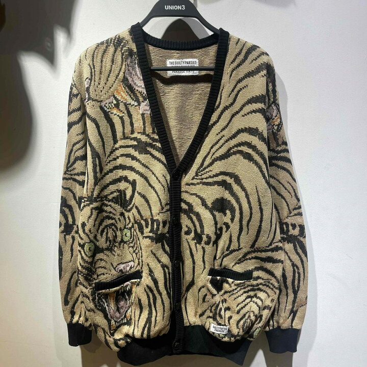 楽天市場】WACKO MARIA TIM LEHI KNIT JACQUARD CARDIGAN Mサイズ  