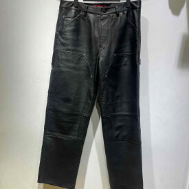 Supreme Leather Double Knee Painter Pants Size-34 シュプリーム レザーダブルニーペインターパンツ 心斎橋店【中古】
