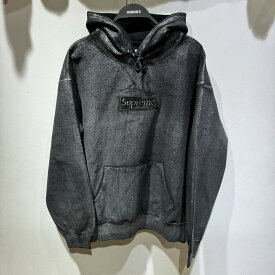 Supreme 24ss MM6 Maison Margiela Foil Box Logo Hooded Sweatshirt Size-L シュプリーム メゾンマルジェラ フォイルボックスロゴフーデッドスウェットシャツ パーカー 南堀江店 【中古】