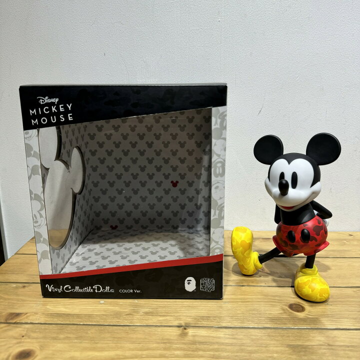 楽天市場】MEDICOM TOY VCD BAPR(R) MICKEY MOUSE MONOTONE メディコム 