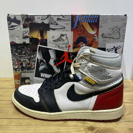 NIKE 2018 x UNION AIR JORDAN 1 RETRO HIGH OG NRG 26.0cm BV1300-106 ナイキ ユニオン エアジョーダンワン レトロ ハイ スニーカー 心斎橋店【中古】
