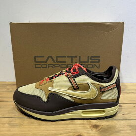 NIKE 2022 AIR MAX 1 / CACTUS JACK BAROQUE BROWN 27.0cm DO9392-200 ナイキ エアマックス カクタスジャック ブラウン Travis Scott トラヴィス・スコット 心斎橋店【中古】