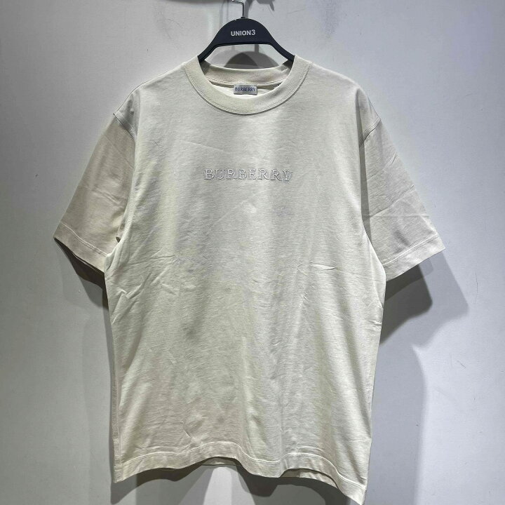 楽天市場】BURBERRY FRONT LOGO COTTON S/S T-SHIRT SIZE-L 8097874 