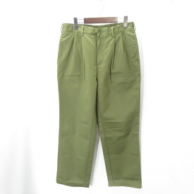TOMMY HILFIGER 00s 2-TUCK PANT KHAKI 377992 Size-32 トミーヒルフィガー タック ツイル パンツ カーキ大名店【中古】