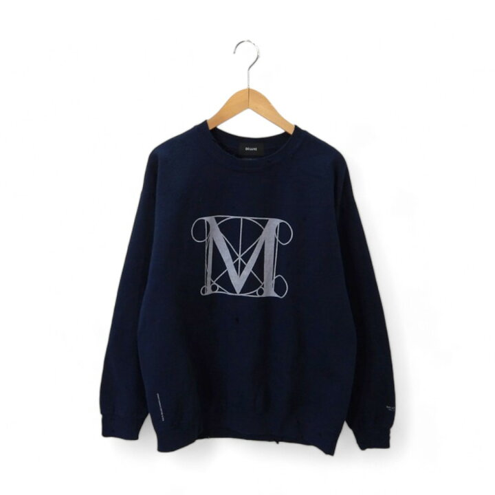 楽天市場】DELUXE 24aw THE MET CREW NAVY サイズM 24AD2657  