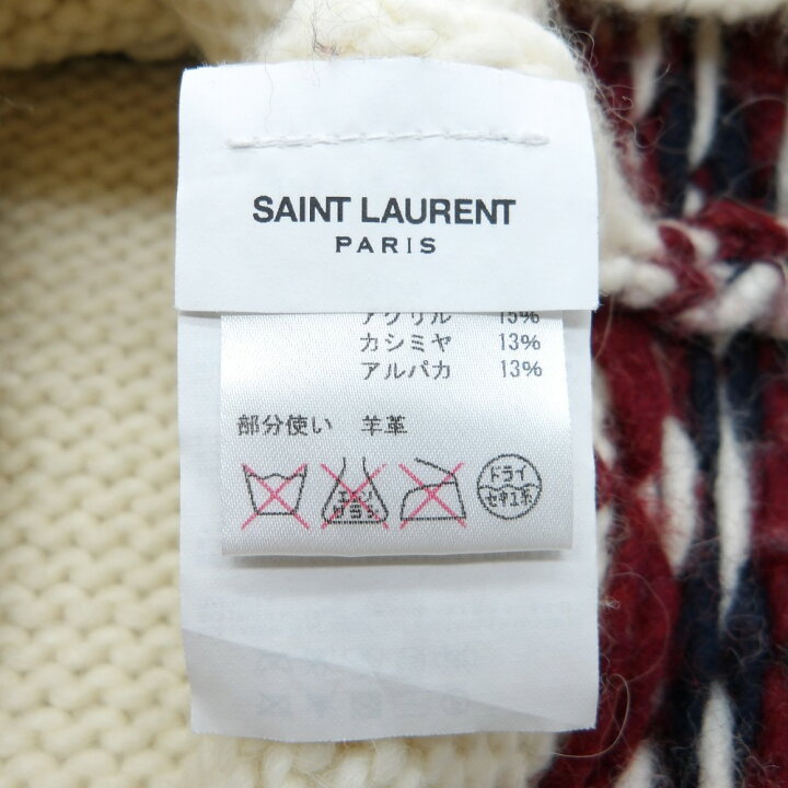 楽天市場】SAINT LAURENT PARIS 13aw NORDIC SWEATER サイズS 331127 