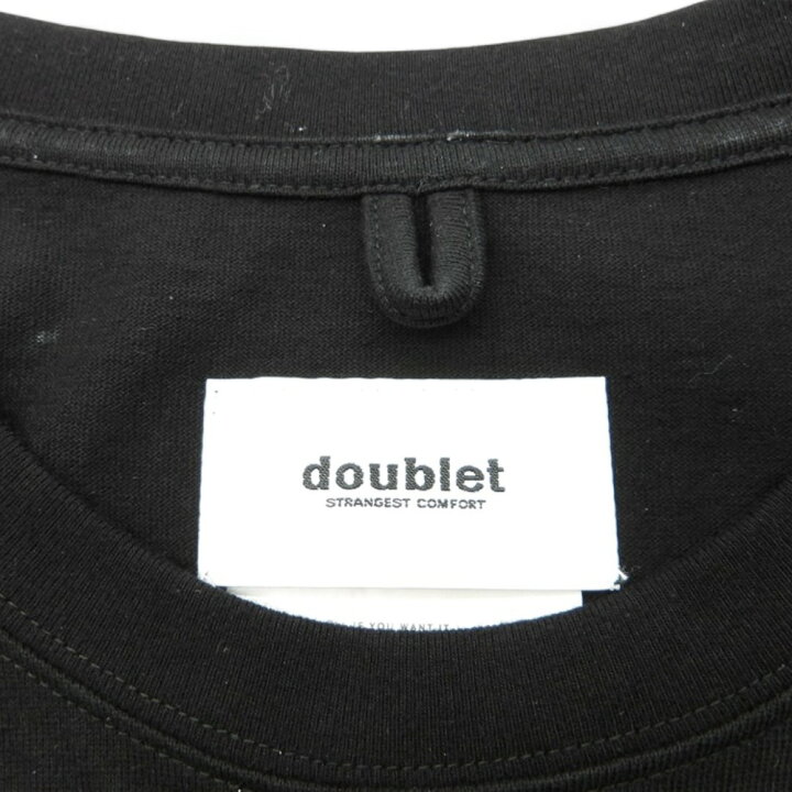 楽天市場】doublet 23ss SNOW IN PARIS TEE BLACK サイズM 23SS26CS273  