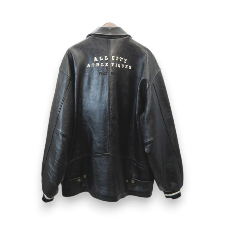楽天市場】PHATFARM 90s ALL LEATHER JACKET BLACK サイズ3XL ファット 
