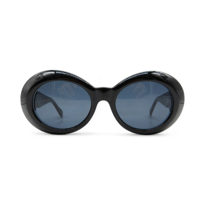 楽天市場】GIANNI VERSACE MOD.418/C OVAL SUNGLASSES BLACK ジャンニ  