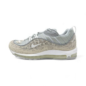SUPREME×NIKE 2016 AIR MAX 98 PYTHON サイズ28.5cm 844694-100 ※箱違い シュプリーム ナイキ エアマックス98 パイソン スニーカー 大名店【中古】
