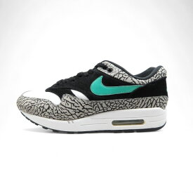 NIKE×ATMOS 2017 AIR MAX 1 PREMIUM RETRO ELEPHANT/SAFARI サイズ26.5cm 908366-001 箱無 ナイキ アトモス エアマックス1 プレミアムレトロ エレファント サファリ スニーカー 大名店【中古】