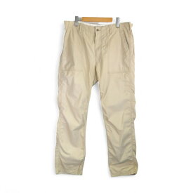 ENGINEERED GARMENTS COTTON BAKER PANTS BEIGE サイズL エンジニアドガーメンツ コットン ベイカーパンツ ベージュ 大名店【中古】