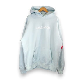 GIRLS DON'T CRY LOGO HOODIE BLUE XL ガールズドントクライ ロゴ フーディー パーカー トップス 大名店【中古】