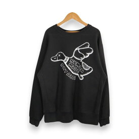 HUMAN MADE KAWS #2 SWEATSHIRT BLACK サイズXL ヒューマンメイド カウズ スウェットシャツ トレーナー トップス 大名店【中古】