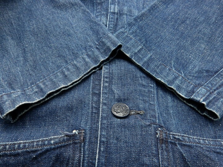 楽天市場】US NAVY 40s前期 SHAWL COLLAR DUNGAREE COVERALL INDIGO 