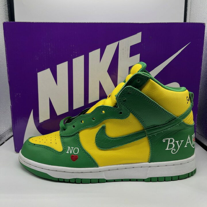 楽天市場】NIKE SB 22ss SUPREME DUNK HIGH By Any Means Brazil 26cm 
