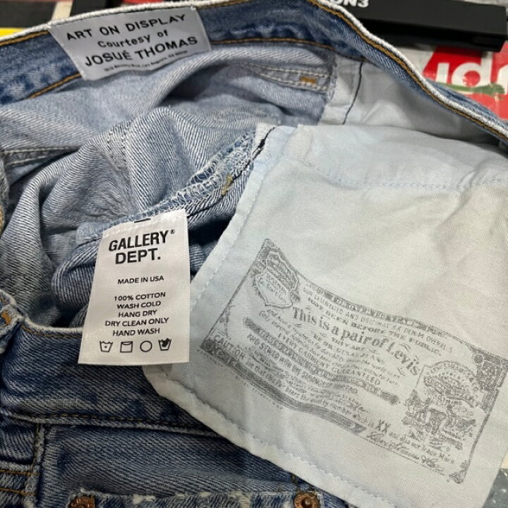 楽天市場】GALLERY DEPT. 5001 再構築 Denim Pants 32インチ 