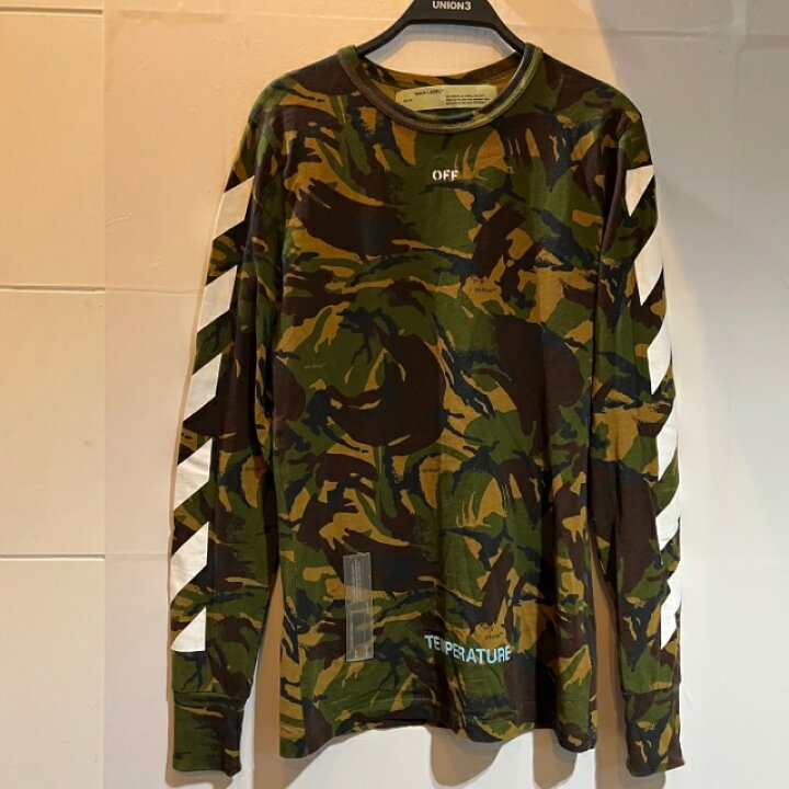 楽天市場】OFF-WHITE CAMOUFLAGE L/S TEE XXSサイズ オフホワイト 