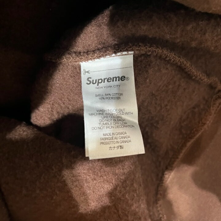 楽天市場】22ss Supreme Bling Box Logo Hooded Sweatshirt Dark Brown  