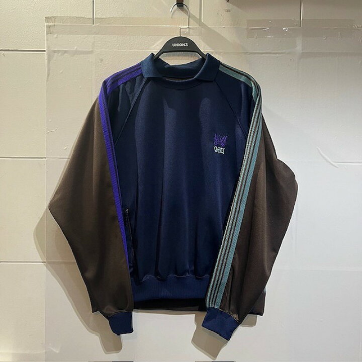 楽天市場】NEEDLES 23aw x SSZ Track Polo Neck Shirt Size-M NS1564 