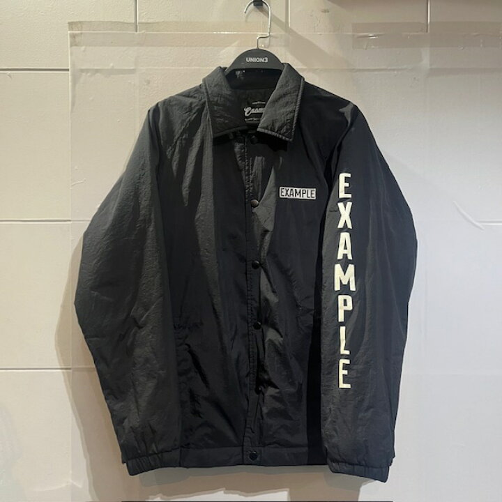 楽天市場】EXAMPLE COACH JACKET Lサイズ エグザンプル 中綿ナイロン 