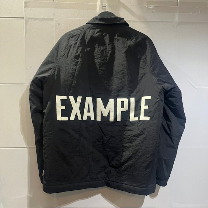 楽天市場】EXAMPLE COACH JACKET Lサイズ エグザンプル 中綿ナイロン