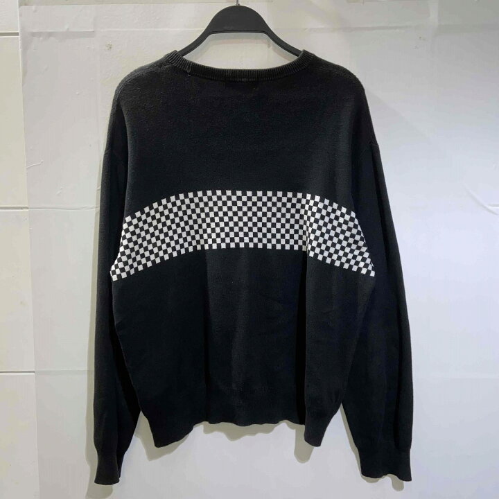 楽天市場】Supreme 18ss Checkered Panel Crewneck Sweater Size-M 