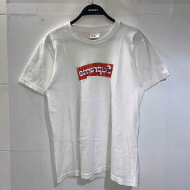 Supreme 17ss x COMME des GARCONS SHIRT C.D.G BOX LOGO TEE Size-S シュプリーム コムデギャルソン ボックスロゴ 半袖Tシャツ 南堀江店 【中古】