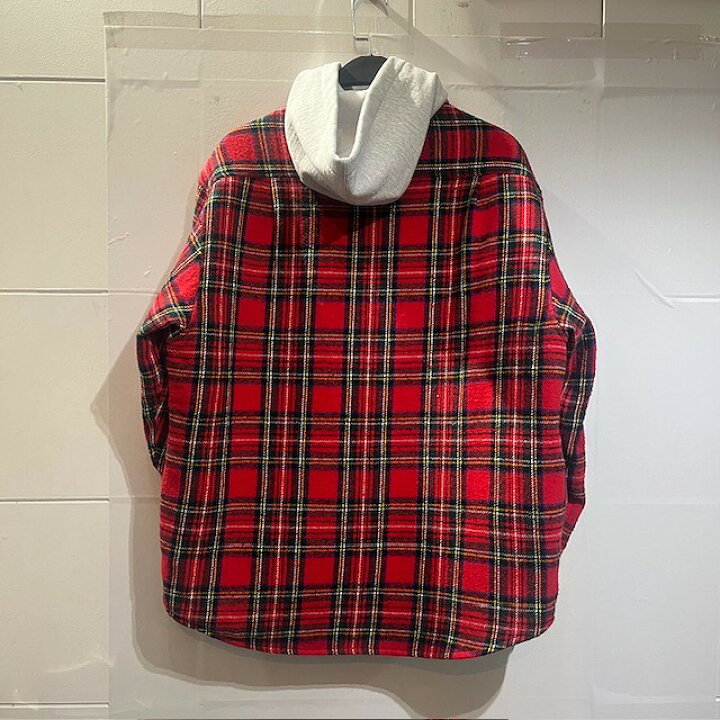 楽天市場】Supreme 23aw Tartan Flannel Hooded Shirt Size-M 