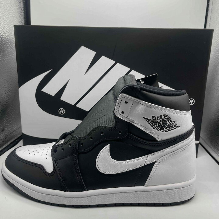 楽天市場】NIKE 24ss AIR JORDAN 1 RETRO HIGH OG BLACK/WHITE 28.0cm  