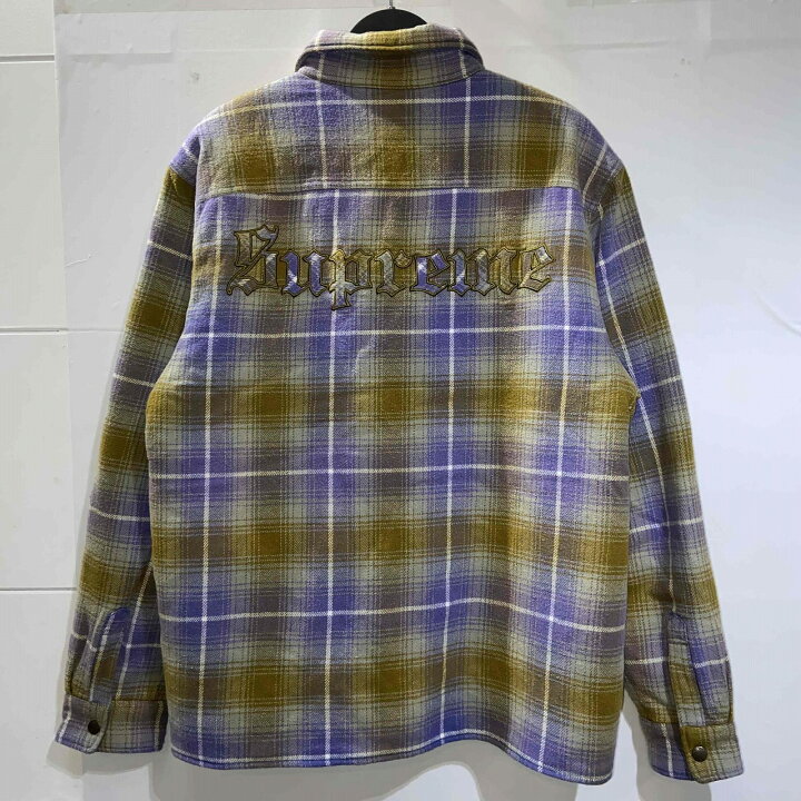 楽天市場】Supreme 22aw Shearling Lined Flannel Shirt Size-M 