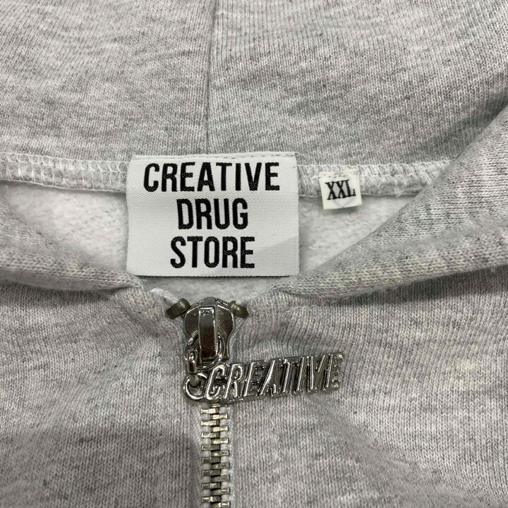 楽天市場】CREATIVE DRUG STORE ZIP HOODIE Size-XXL クリエイティブ  